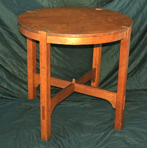 Original Vintage Gustav Stickley Lamp Table